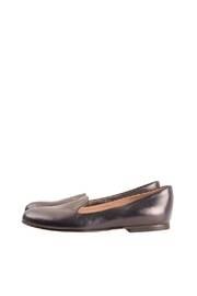 Blue Leather Loafers