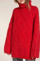  Shell Knit Turtleneck Sweater