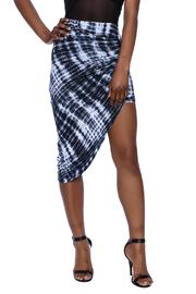  Tie-dye Asymmetrical Skirt