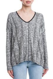  Charcoal V-neck Sweater
