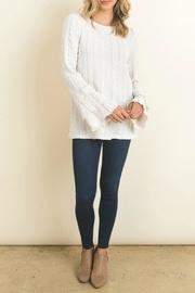  Ivory Ruffled Top