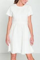  Dress With Wasit Pleat Detail