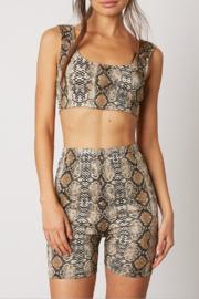  Snake Print Biker Short