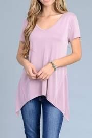  Mauve Silky Blouse