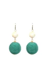  Green Thread Earrings