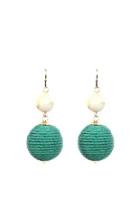  Green Thread Earrings
