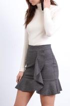  Ponte Ruffle Skirt