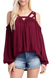  Wine Strappy Top