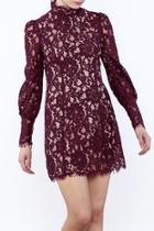  High Neck Lace Dress