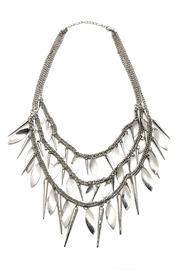  Silver Spike Necklace
