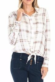  Plaid Tie Top