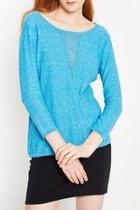  Blue Organic Cotton Sweater