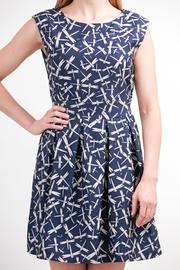  Dragonfly Print Dress