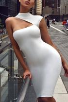  Shoulder Bodycon Dress