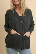  Button-up Cardigan Sweater