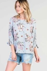  Floral Stripes Top