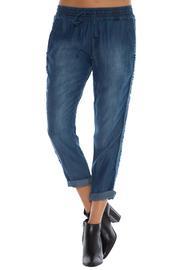  Frayed Denim Jogger