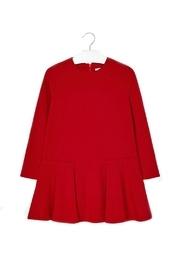  Red Crepe Dress