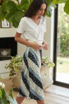  Athena Floral Midi Skirt