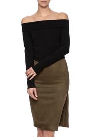  Black Off Shoulder Top