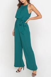  Teal Halter Jumpsuit