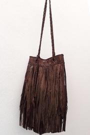  Brown-gold Fringes Bag