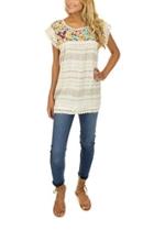 Natural Telar Blouse