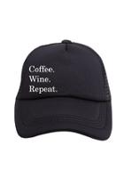  Coffee. Wine. Repeat. Trucker Hat