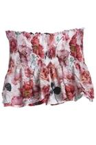  Flowers White Shorts