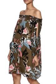  Off Shoulder Floral Dress