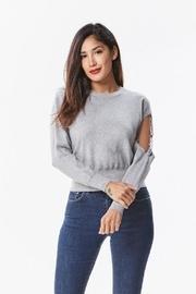  Ring Sleeve Sweater