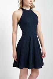  Navy Halter-neck Dress