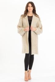  Herringbone Open Cardigan