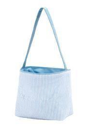  Blue Seersucker Bucket