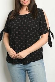 Black Printed Blouse