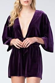  Velvet Plunge Romper