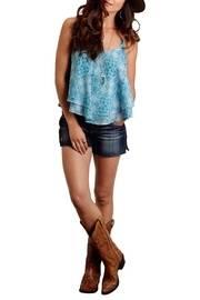  Blue Cropped Tank