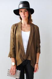 Ark & Co Gold Drapey Blazer