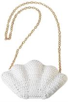  Clam Rattan Clutch