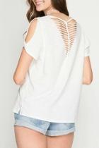 Back Cutout Tee