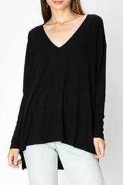  Black V-neck Dolman