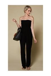  Mauve/black Smocking Jumpsuit
