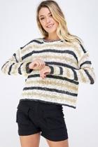  Striped Boxy Sweater