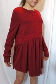  Lace-accent Top