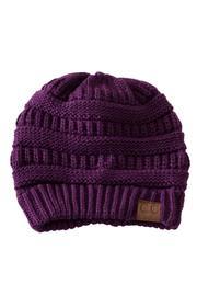  Purple Knit Beanie