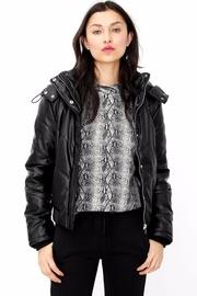  Delphine Faux-leather Puffer