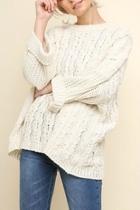  Chenille Boxy Sweater