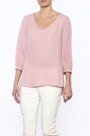  Pink Cuffed Top
