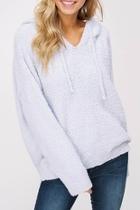 Fuzzy Hooded Sweatshirt