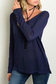  Amelia Navy Sweater